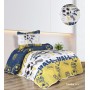 ETEHOMETEX TEK KİŞİLİK 3D DİJİTAL BASKILI YATAK ÖRTÜSÜ FENERBAHÇE 8696474232035